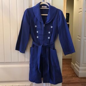 Gillette Sapphire Blue Cotton Jacket Large